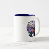 Aquaman | Chibi Orm & Black Manta Undersea Graphic Zweifarbige Tasse (VorderseiteRechts)