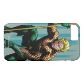 Aquaman Crouching 2 Case-Mate iPhone Hülle (Rückseite (Horizontal))
