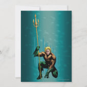 Aquaman Crouching Einladung (Vorderseite)