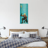 Aquaman Crouching Leinwanddruck (Insitu (Schlafzimmer))