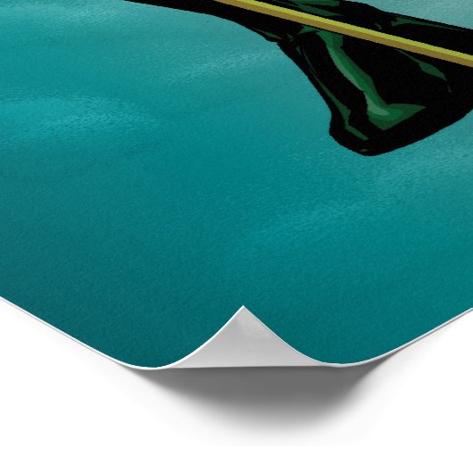 Aquaman Crouching Poster (Ecke)