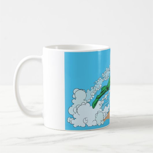 Aquaman Dashes Thru Water Kaffeetasse (Links)