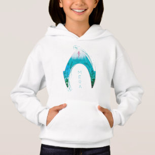 Aquaman Durch Mera Symbol Ocean Graphic Hoodie
