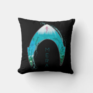 Aquaman   Durch Mera Symbol Ocean Graphic Kissen