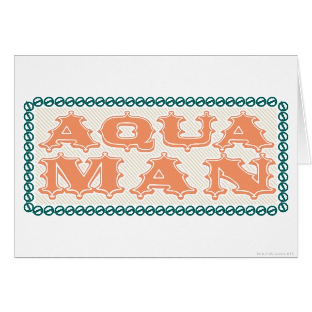 Aquaman Es ist Showtime! Buchstaben (Vorderseite (Horizontal))