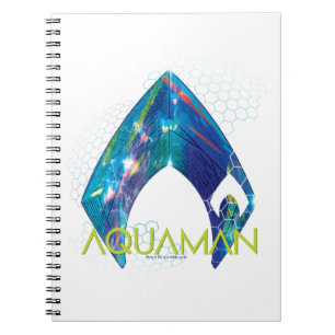 Aquaman   gebrochenes Aquaman Logo Notizblock
