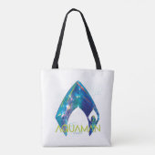 Aquaman | gebrochenes Aquaman Logo Tasche (Rückseite)