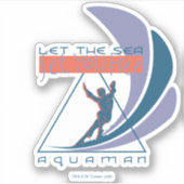 Aquaman | Gelassen Set Sie kostenlos Aufkleber (Vorderseite)