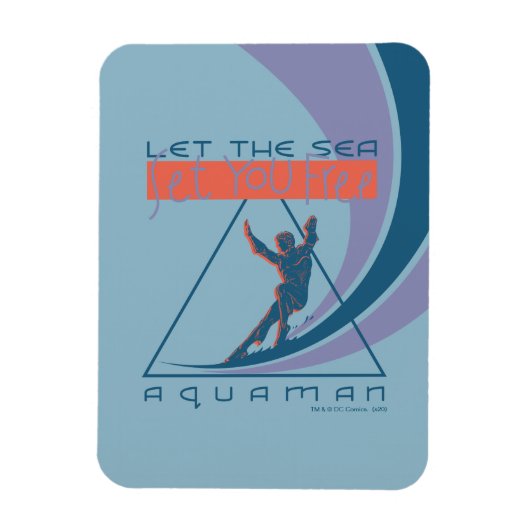 Aquaman | Gelassen Set Sie kostenlos Magnet (Vertikal)