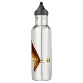Aquaman | Golden Aquaman Logo Edelstahlflasche (Rechts)
