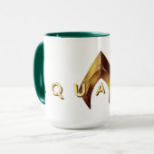 Aquaman | Golden Aquaman Logo Tasse (Vorderseite Links)