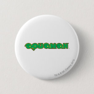 Aquaman Green Logo Button