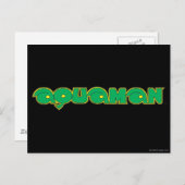 Aquaman Green Logo Postkarte (Vorne/Hinten)