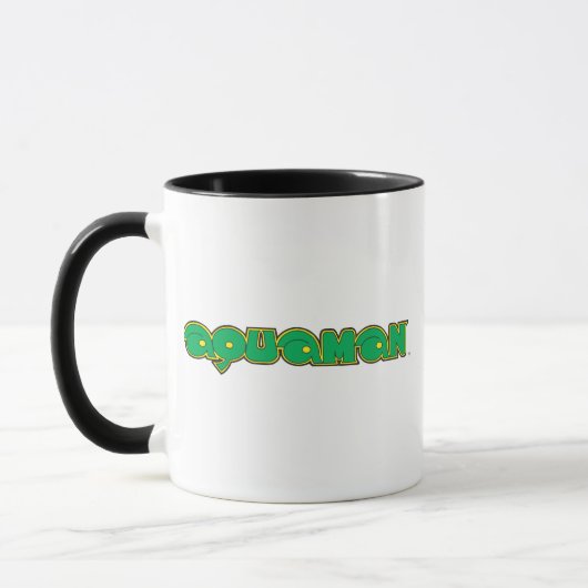 Aquaman Green Logo Tasse (Links)