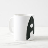 Aquaman Grunge 'A' Kaffeetasse (Vorderseite Links)