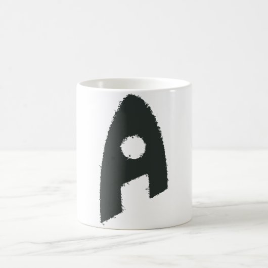 Aquaman Grunge 'A' Kaffeetasse (Mittel)