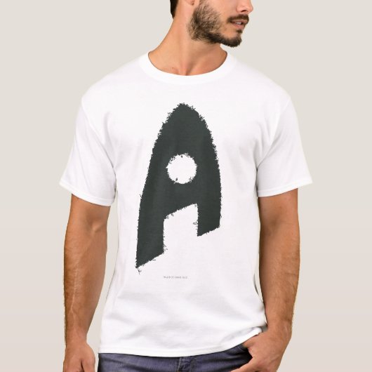 Aquaman Grunge 'A' T-Shirt (Vorderseite)