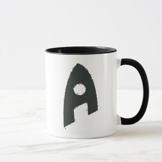 Aquaman Grunge 'A' Tasse (Rechts)