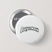 Aquaman Grunge Black Logo 2 Button (Vorne & Hinten)