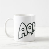 Aquaman Grunge Black Logo 2 Kaffeetasse (Links)