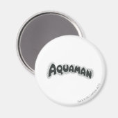Aquaman Grunge Black Logo Magnet (Vorderseite/Rückseite)