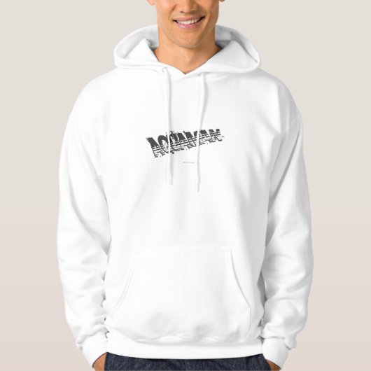 Aquaman Grunge Strip Logo Hoodie (Vorderseite)