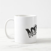 Aquaman Grunge Strip Logo Kaffeetasse (Links)