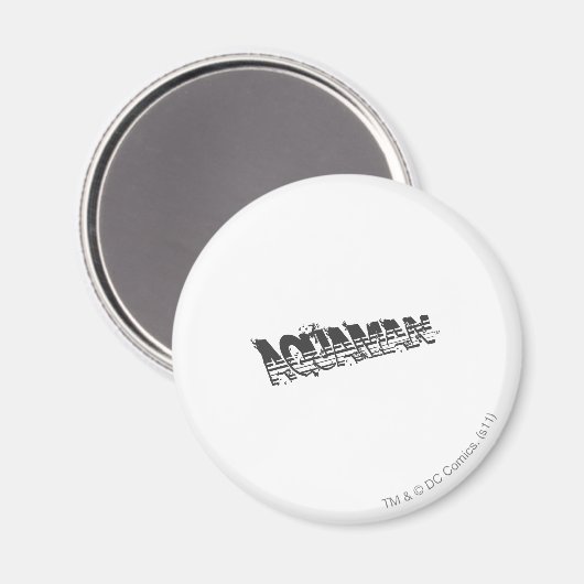 Aquaman Grunge Strip Logo Magnet (Vorderseite/Rückseite)