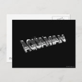 Aquaman Grunge Strip Logo Postkarte (Vorne/Hinten)