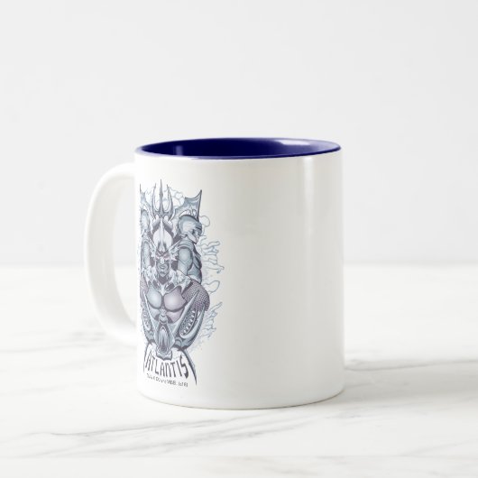Aquaman | King Orm of Atlantis Graphic Zweifarbige Tasse (Vorderseite Links)