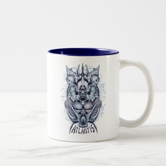 Aquaman | King Orm of Atlantis Graphic Zweifarbige Tasse (Rechts)