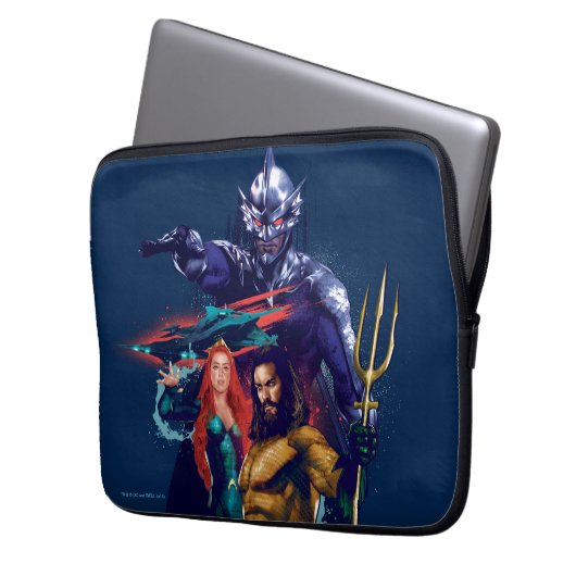 Aquaman | King Orm Versus Mera & Aquaman Laptopschutzhülle (Vorderseite Links)