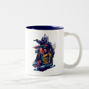 Aquaman   König Orm Versus Mera u. Aquaman Zweifarbige Tasse