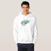 Aquaman Leaps Verlassen Hoodie (Vorne ganz)