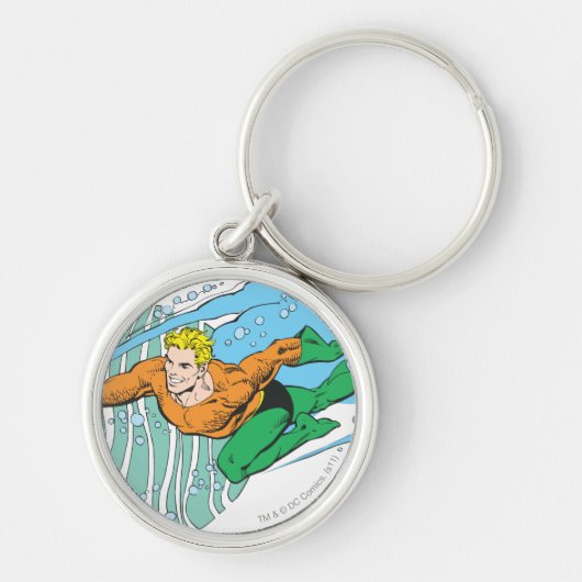 Aquaman Leaps Verlassen Schlüsselanhänger (Vorne)