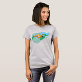 Aquaman Leaps Verlassen T-Shirt (Vorne ganz)
