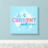 Aquaman | "ließ den gegenwärtigen Führer Sie" Leinwanddruck (Insitu (Holzboden))