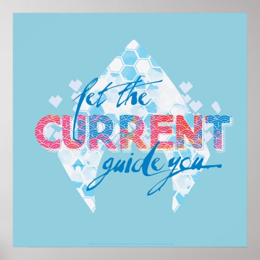 Aquaman | Logo-Grafik "Den aktuellen Leitfaden Gel Poster (Vorne)