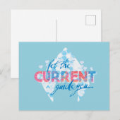 Aquaman | Logo-Grafik "Den aktuellen Leitfaden Gel Postkarte (Vorne/Hinten)
