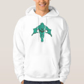 Aquaman Lunging Forward - Aquamarin Hoodie (Vorderseite)