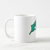 Aquaman Lunging Forward - Aquamarin Kaffeetasse (Links)