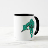 Aquaman Lunging Forward - Aquamarin Tasse (VorderseiteRechts)
