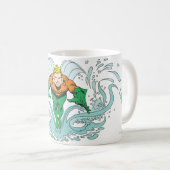 Aquaman Lunging Forward Kaffeetasse (VorderseiteRechts)
