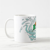 Aquaman Lunging Forward Kaffeetasse (Links)