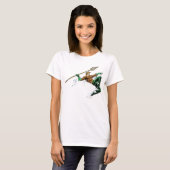 Aquaman Lunging mit Spear T-Shirt (Vorne ganz)