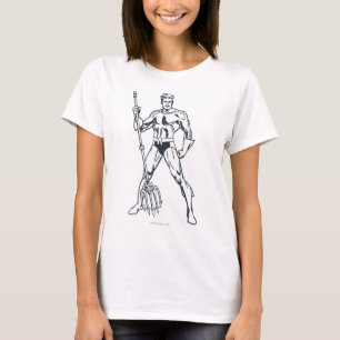 Aquaman mit Pitchfork BW T-Shirt
