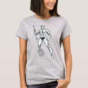 Aquaman mit Pitchfork BW T-Shirt