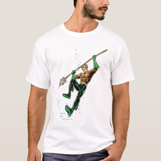 Aquaman mit Spear T-Shirt (Vorderseite)