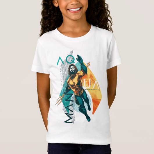 Aquaman | Modernist Aquaman Collage T-Shirt (Vorderseite)