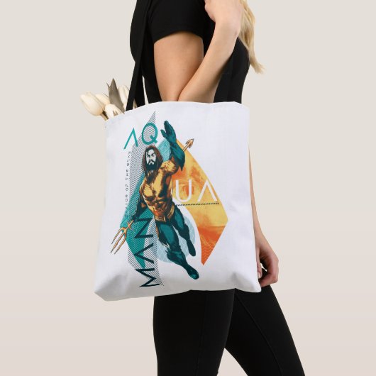 Aquaman | Modernist Aquaman Collage Tasche (Von Nahem)